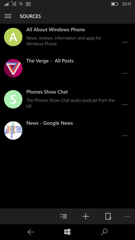 newsflow windows phone