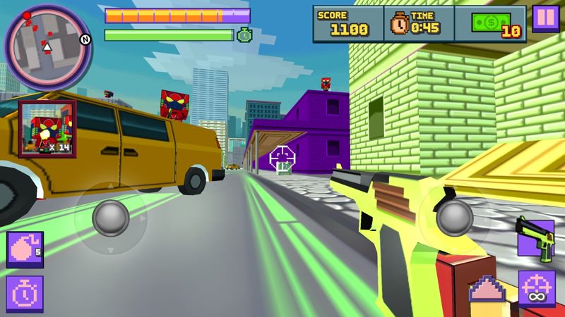 Screenshot, Pixel Battle: Gun Strike 3D