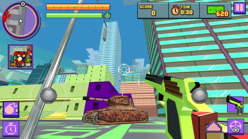 Screenshot, Pixel Battle: Gun Strike 3D