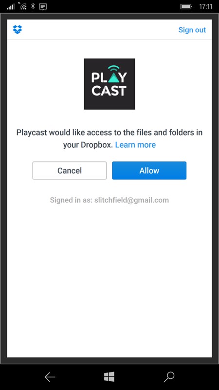 Screenshot, Playcast