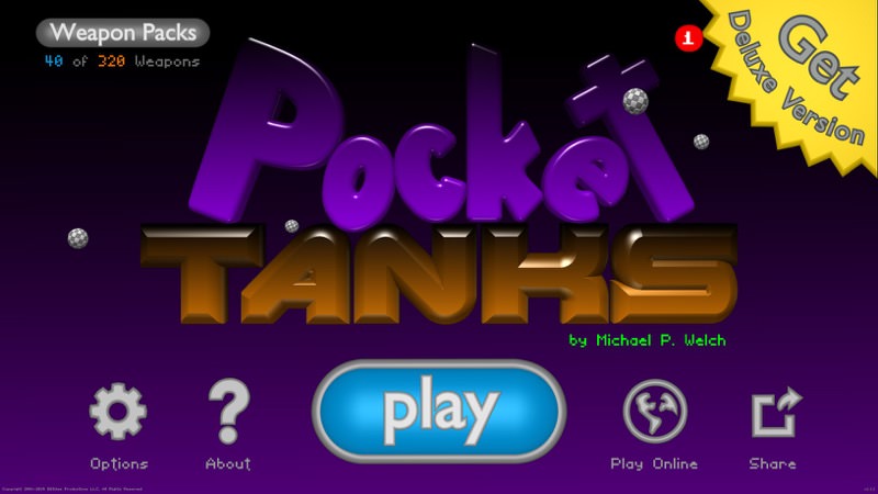 Screenshot, Pocket Tanks