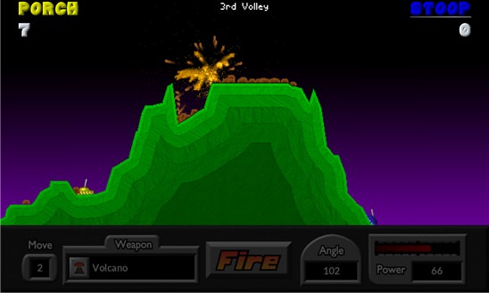 Screenshot, Pocket Tanks