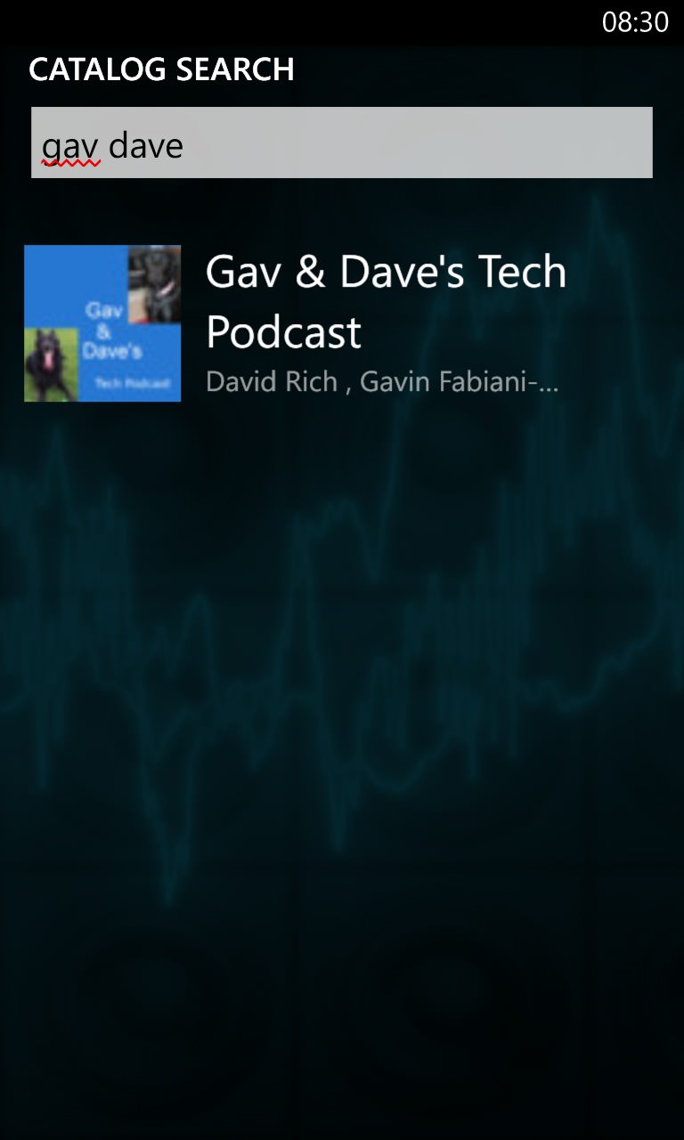 Podcast2Go screenshot