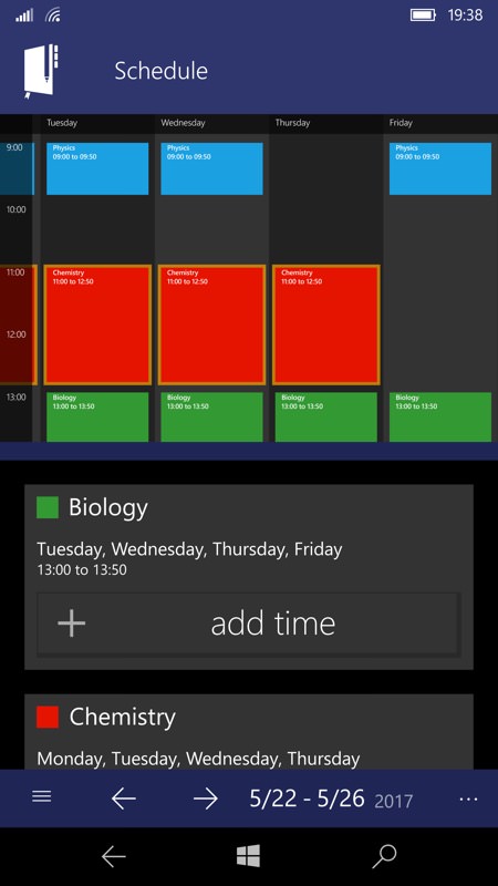 Screenshot, Power Planner UWP