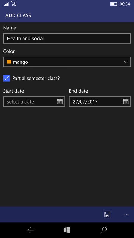 Screenshot, Power Planner UWP