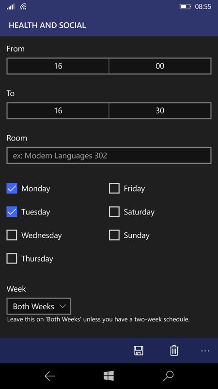 Screenshot, Power Planner UWP