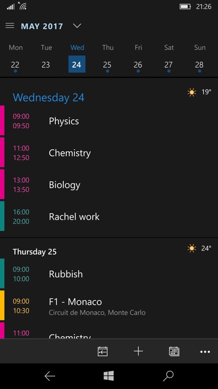 Screenshot, Power Planner UWP