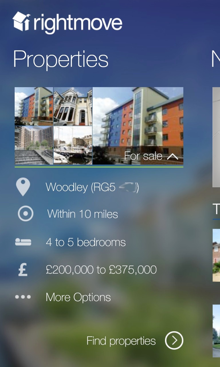 Screenshot, Rightmove