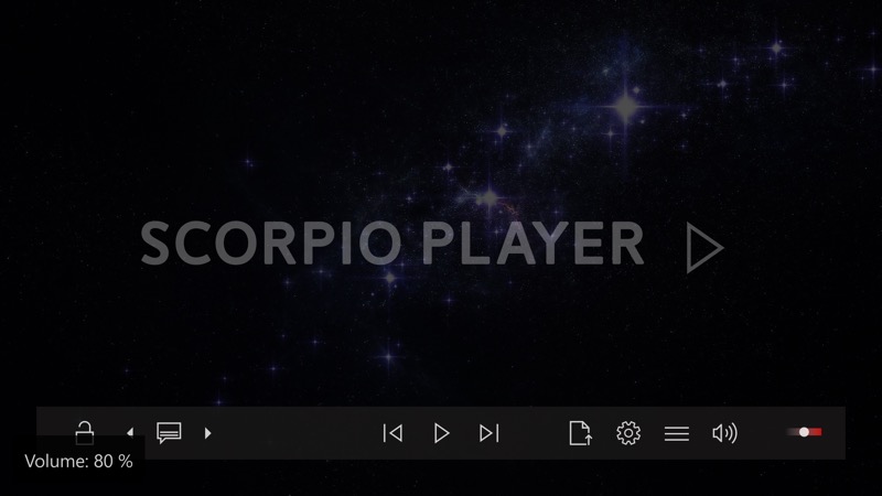 Screenshot, Scorpio Player