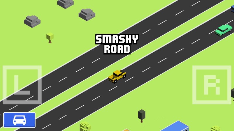 Screenshot, Smashy Road: Wanted