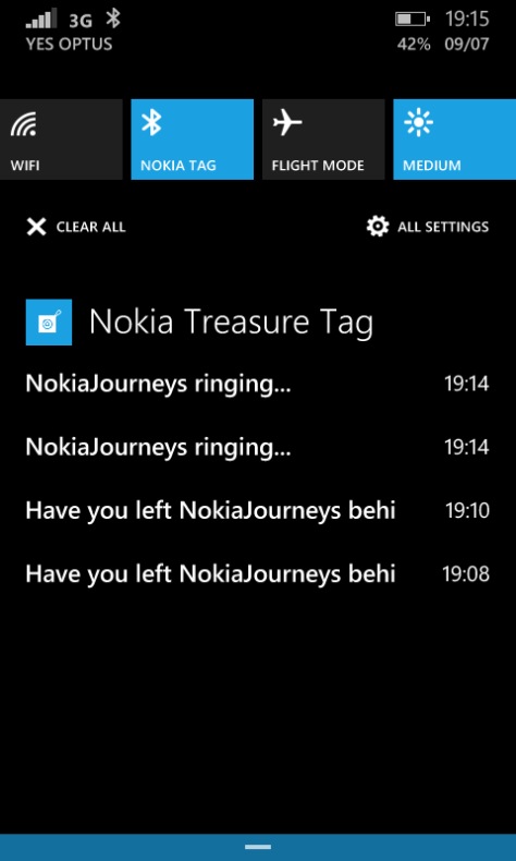 Nokia Treasure Tag screenshot