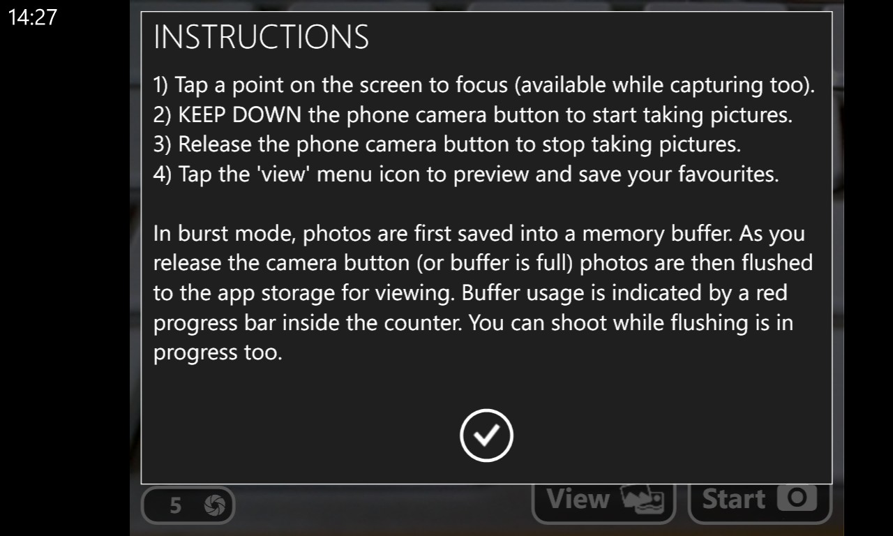 Screenshot, Turbo Camera