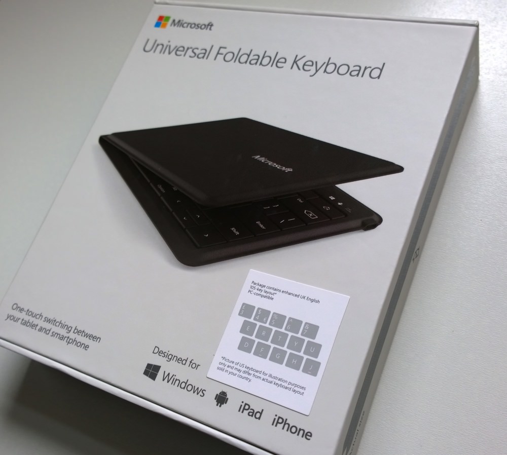 Microsoft Universal Foldable Keyboard review - All About Windows Phone