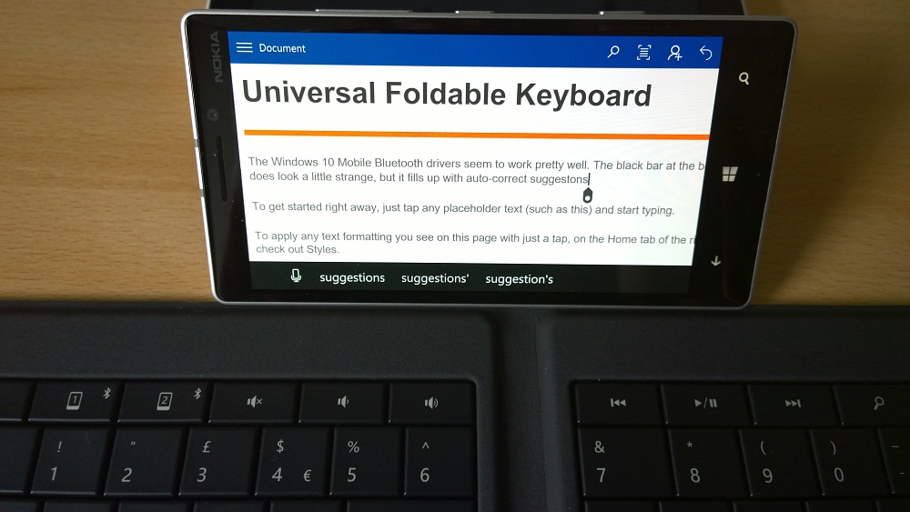 Universal Foldable Keyboard