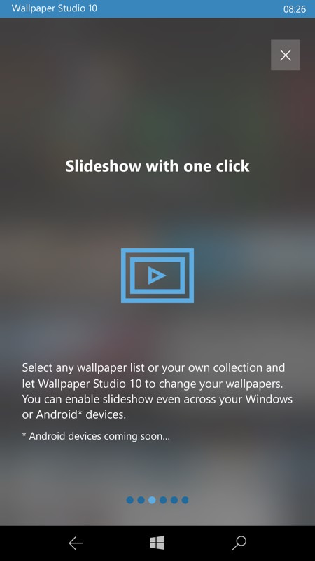 Screenshot, Wallpaper Studio 10 UWP