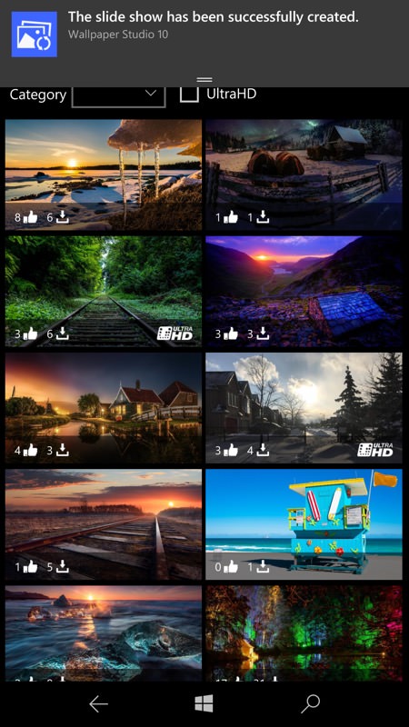Screenshot, Wallpaper Studio 10 UWP