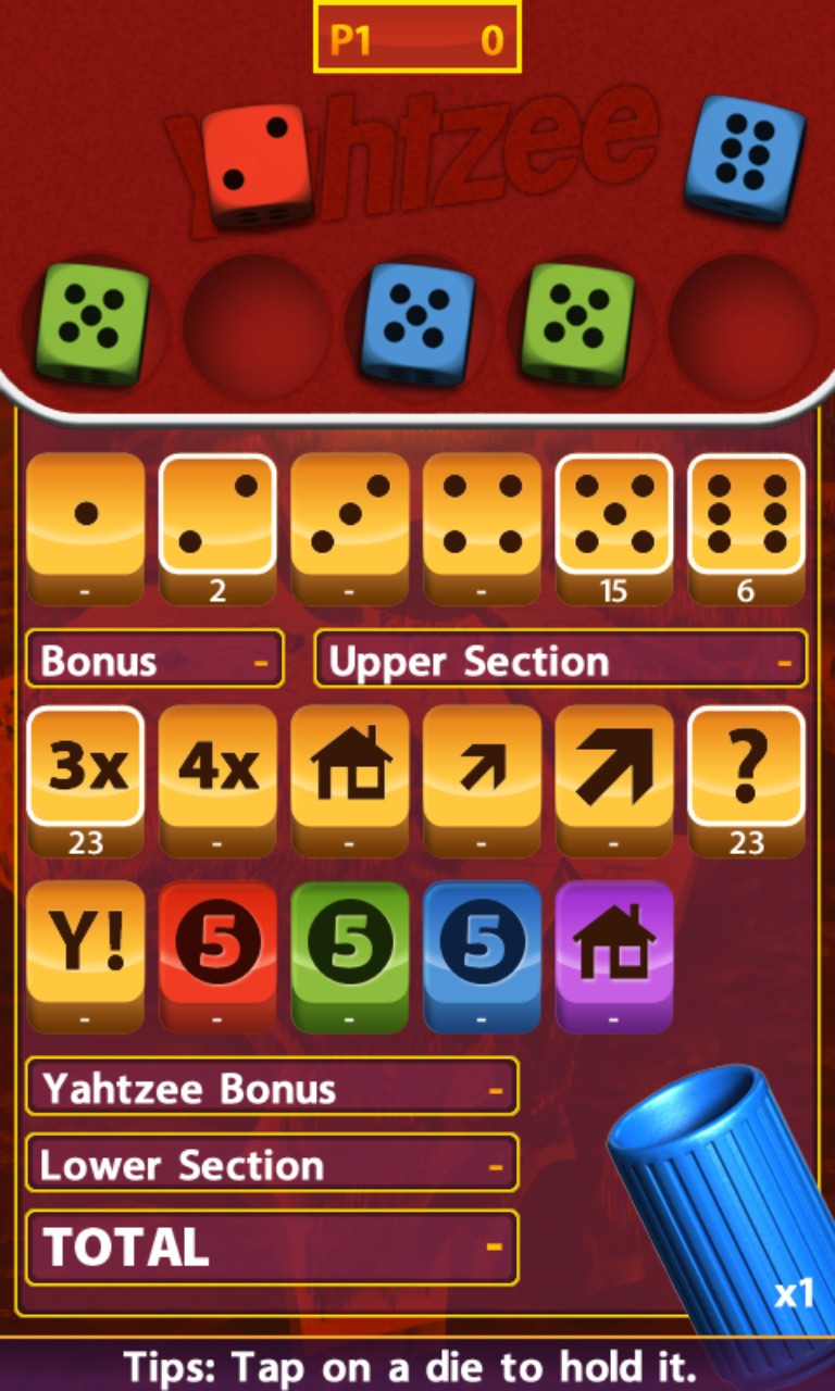 Screenshot, Yahtzee