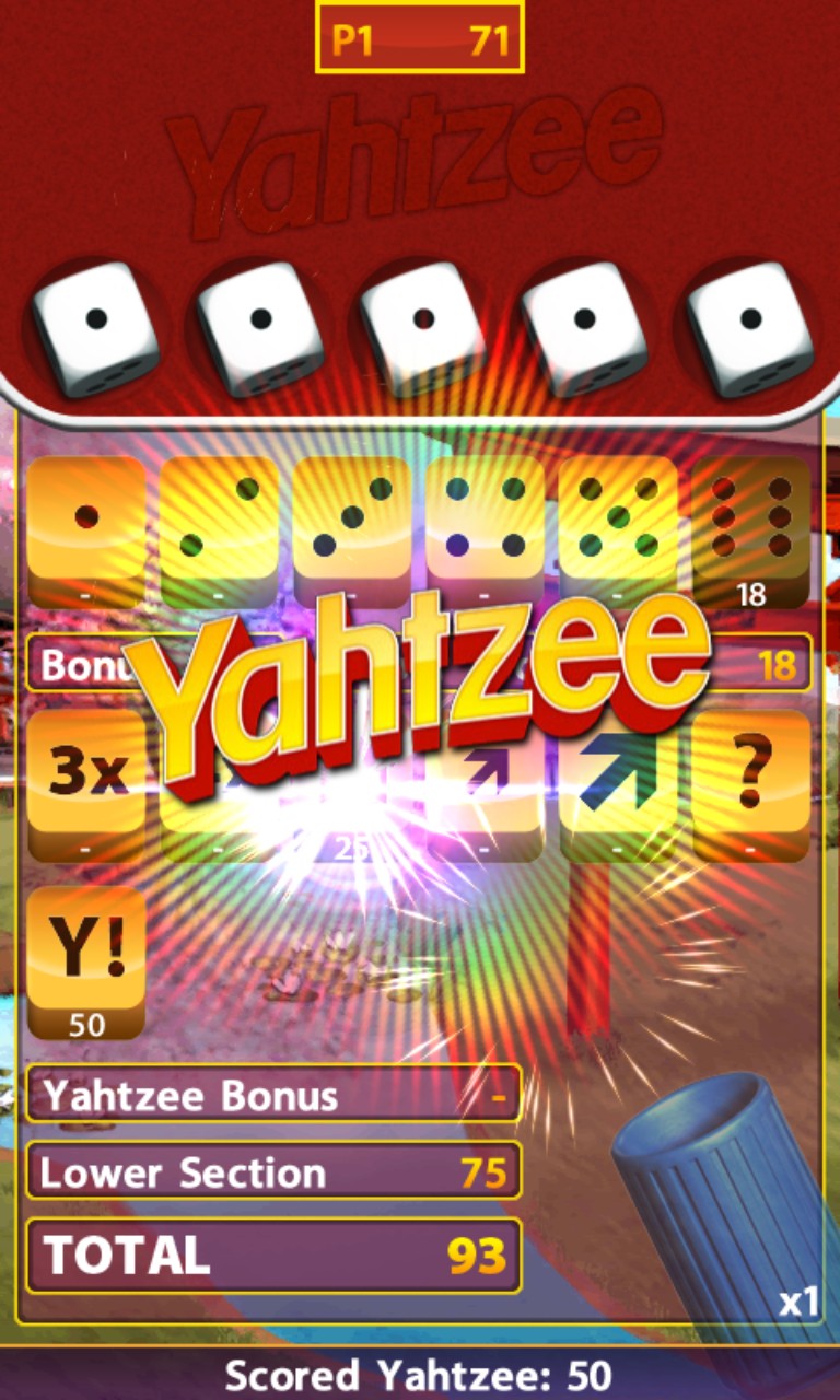 Screenshot, Yahtzee