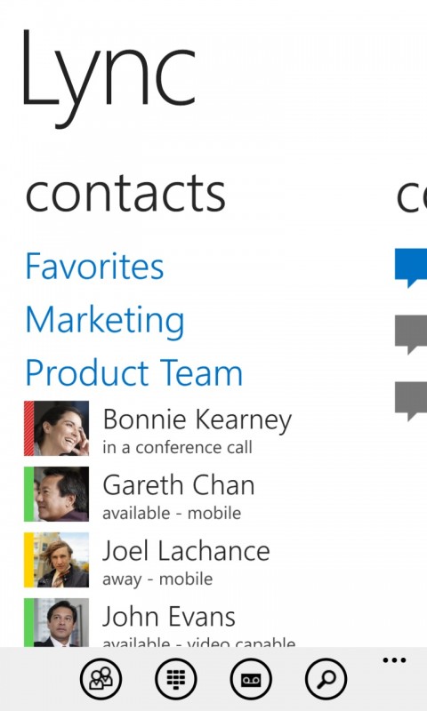 Lync 2013 for Windows Phone extends the power of Lync to your mobile ...