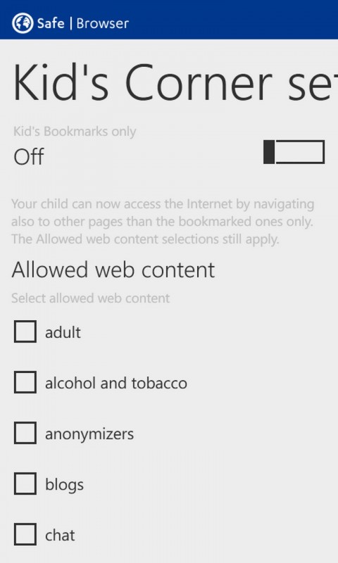 Safe Browser