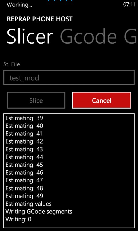 RepRap Phone Host